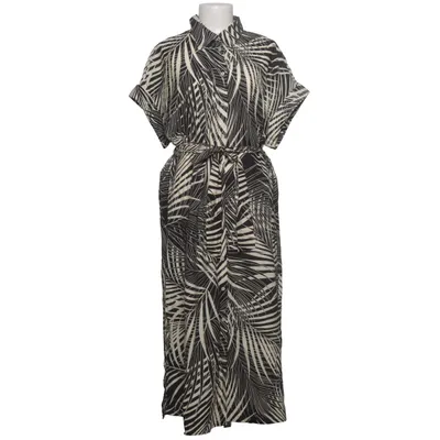 Blusenkleid (Schwarz, Weiß) von Mango Polyamid, Viskose