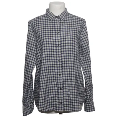 Chemise (Bleu, Blanc) de Charles Robertson Coton, Laine