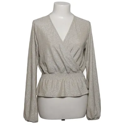 Slå-om bluse (REVW/ LUREX LS WRAP TEE) fra Revelation Elastan, Metallfiber, Polyamid
