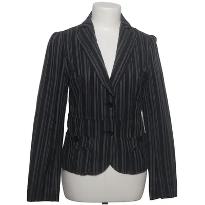 Blazer (Sort, Hvid) fra Saix Bomuld, Polyester