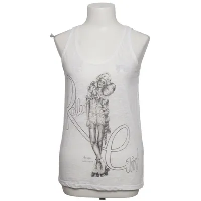 Tank Top (White) from The Kooples Sport Cotton, Polyester