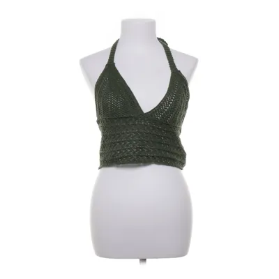 Crop top (Green) from Romwe Polyester