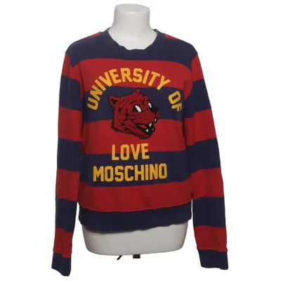 Sweatshirt (Blå, Rød, Gul) fra Love Moschino