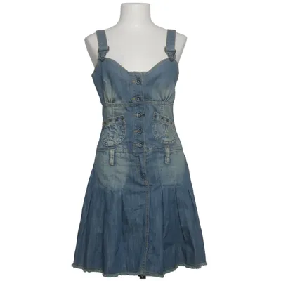 Denim jurk (Blauw) van D-Stiag Katoen