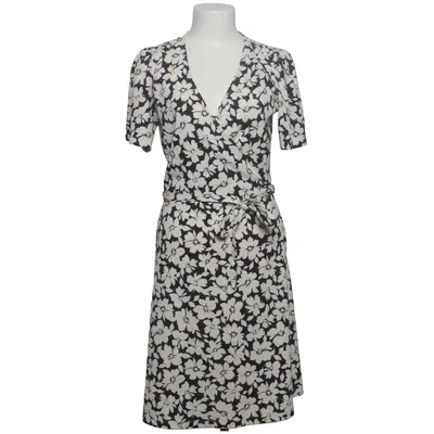 Wrap dress (Black, White) from WE Fashion Elastane, Recycled polyester