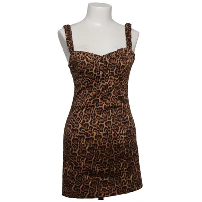Dress (Brown, Black) from Zara Cotton, Elastane, Polyester
