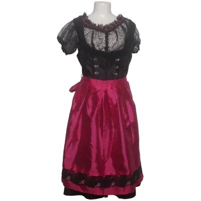 Dirndl (Black, Pink, Multicolored) from Alphorn Cotton, Polyester