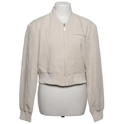 Bomberjakke (Beige) fra H&M Viscose, Linned, Bomuld, Polyester