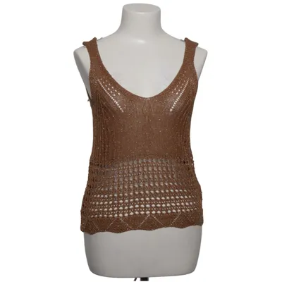 Débardeur (Marron) de Valentina Acrylique, Élasthane, Polyamide, Viscose