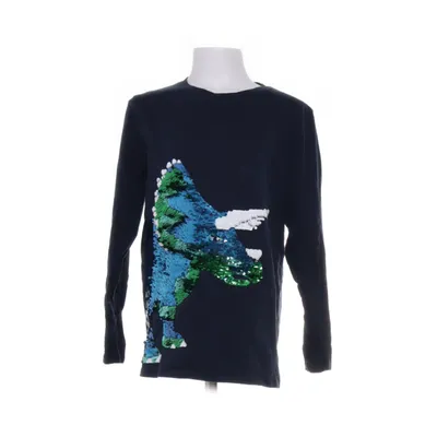 Långärmad t-shirt (Blå, Flerfärgad) från Yigga Bomull