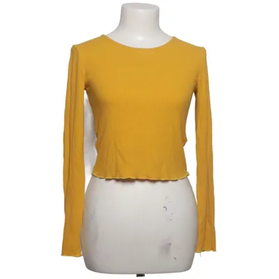 Long sleeve T-shirt (Yellow) from Miss Selfridge Elastane, Viscose