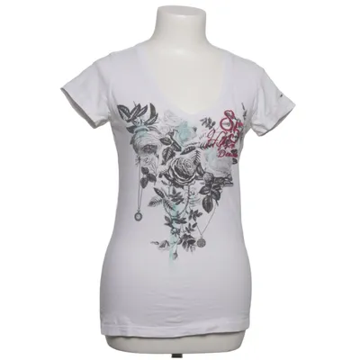 T-shirt (Hvid, Flerfarvet) fra Tommy Hilfiger Denim