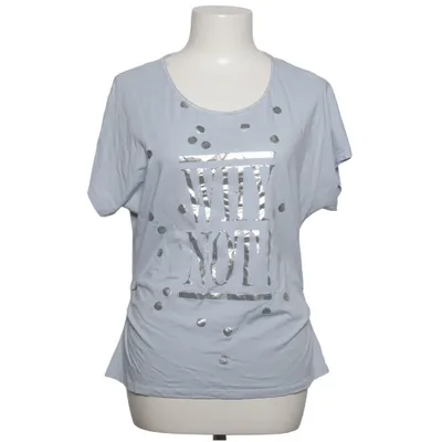 T-shirt (Blauw) van Airfield Katoen, Elastaan, Modal