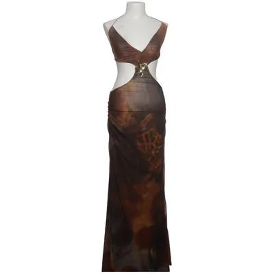 Halternek jurk (Bruin, Meerkleurig) van Jaded London Elastaan, Polyester