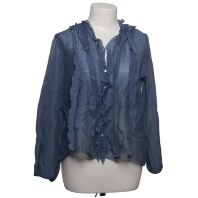 Blouse (Blue) from Zara Lyocell, Polyamide