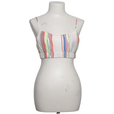 Crop top (Vit, Flerfärgad) från Lemlem x H&M Lyocell, Linne