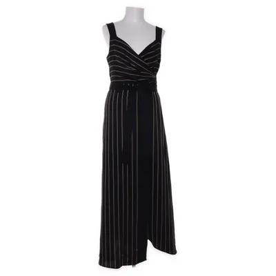 Maxikjole (Sort, Beige) fra Emporio Armani Polyester, Viscose