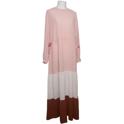 Dress (Pink, White, Brown) from Refka Polyester