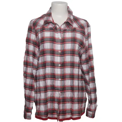 Flanellen overhemd (Rood, Wit, Zwart) van Ginalaura Katoen, Elastaan, Polyester