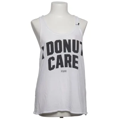 Top (White, Black) from Pink Victoria's Secret Cotton, Polyester