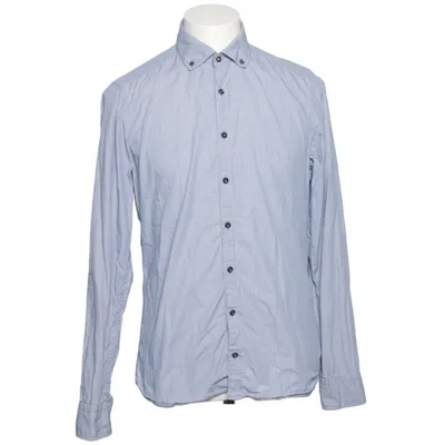 Overhemd (Blauw) van Olymp Katoen
