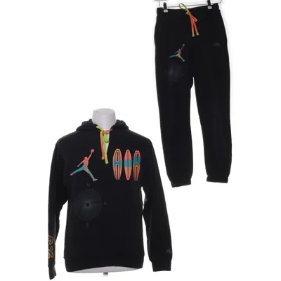 Loungewear (Black, Multicolored) from Jordan Cotton, Polyester