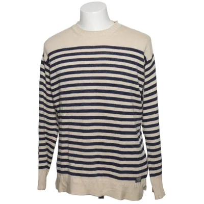 Sweater (Beige, Blue) from Denim & Supply Ralph Lauren Cotton, Linen