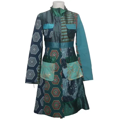 Mantel (Blau, Grün, Mehrfarbig) von Desigual Baumwolle, Leinen, Polyester, Viskose