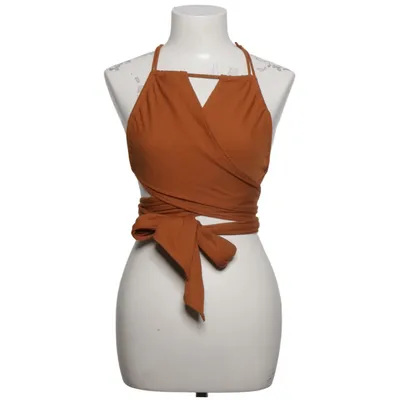 Crop top (Brun) från Urban Outfitters Elastan, Polyester, Viskos