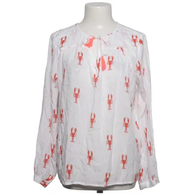 Blouse (Blanc, Rouge) de Zwillingsherz Viscose