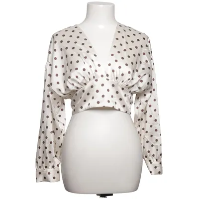 Wickelbluse (Braun, Beige) von Zara Polyester