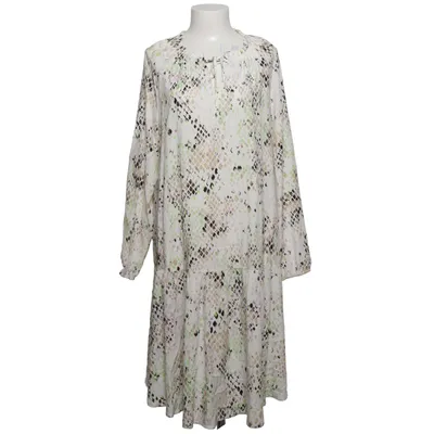 Dress (White, Multicolored) from Broadway NYC Fashion Viscose