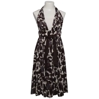 Wrap dress (Brown, White, Multicolored) from Sportmax Cotton, Silk