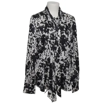Blouse (Black, White) from Hawes & Curtis Elastane, Polyester