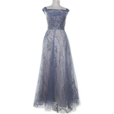 Evening gown (Blue, Silver) from Veaul