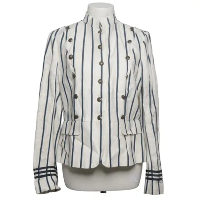Blazer (Weiß, Blau) von Lauren Ralph Lauren Baumwolle, Leinen