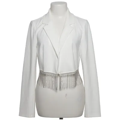 Blazer (White) from Sincerely, Jules Elastane, Polyester