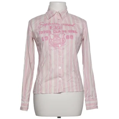 Shirt (White, Pink) from Madonna Cotton, Elastane, Polyester