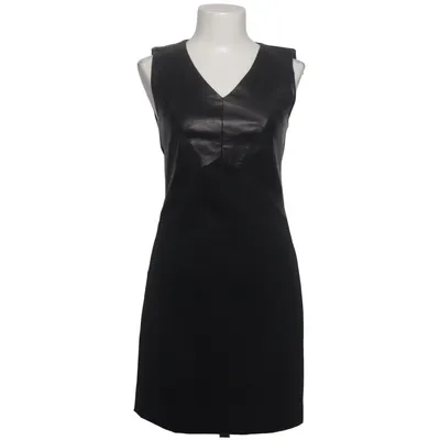 Robe (Noir) de Club Monaco Élasthane, Cuir, Polyester, Laine