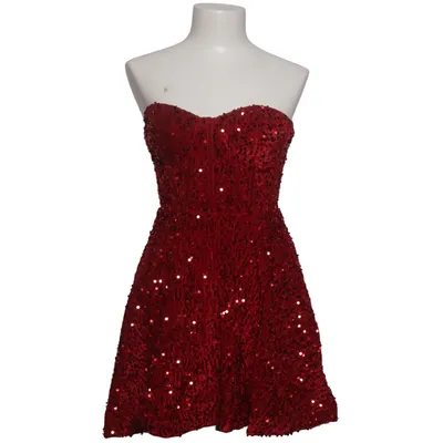 Robe de cocktail (Rouge) Élasthane, Polyester