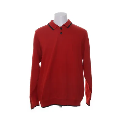 Trui (Rood, Zwart) van Carlo Colucci Acryl, Katoen, Polyester