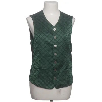 Suit vest (Green) from Kaiserjäger Polyester, Silk, Viscose