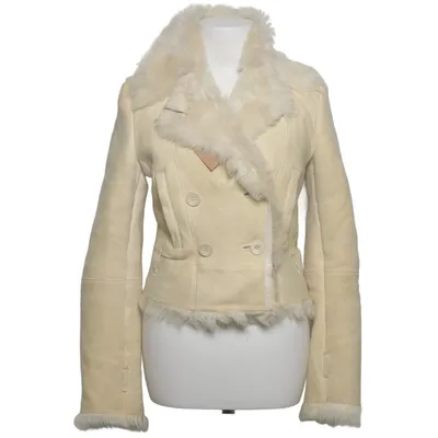 Shearlingjakke (Beige) fra Patrizia Pepe