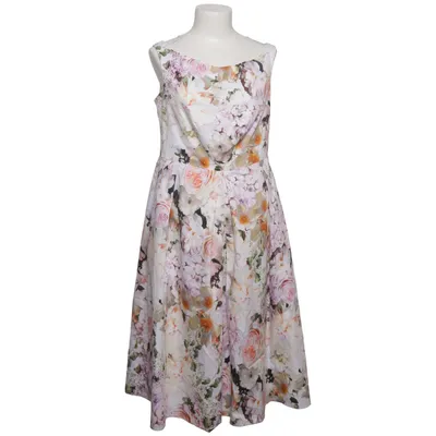 Dress (White, Multicolored) from ASOS Cotton, Elastane, Polyester