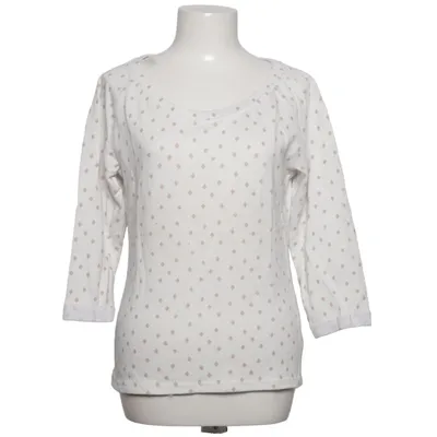 Langærmet t-shirt (Hvid, Beige) fra Colours Of The World Bomuld, Polyester