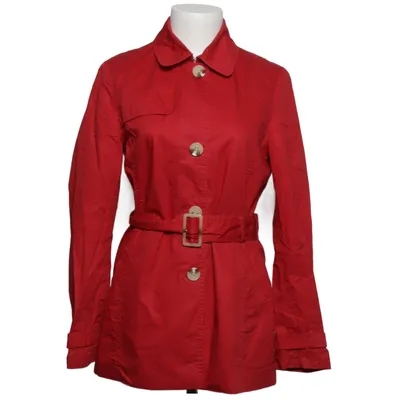 Trenchcoat (Rød) fra Marie Lund Bomuld, Polyester