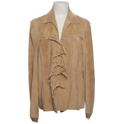 Lederjacke (Beige) von Betty Barclay Leder, Viskose