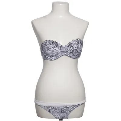Bikini (Schwarz, Weiß) von Rusty Elasthan, Polyamid, Polyester