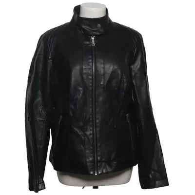 Jacket (Black) from Charles Vögele Polyester, Polyurethane, Viscose