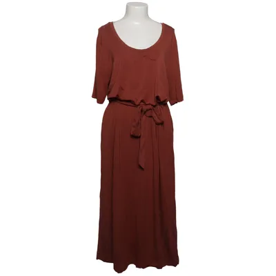 Wrap dress (Brown) from Les Lunes Elastane, Viscose